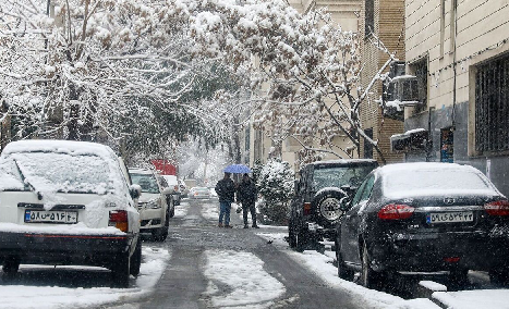 تهران برفی می شود