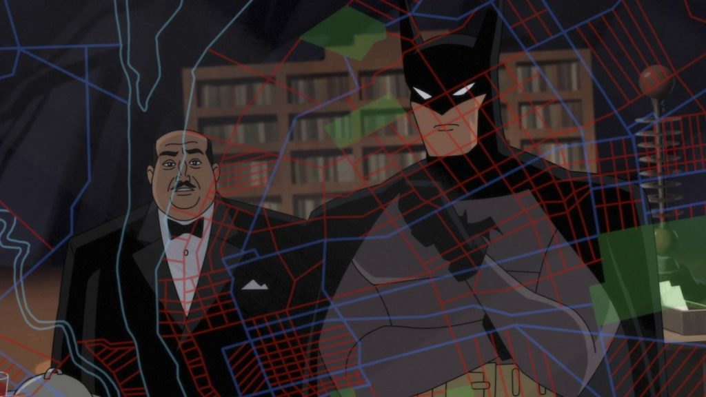 تمن رو به رو با اُزوالدو کابلپات در سریال Batman: Caped Crusader