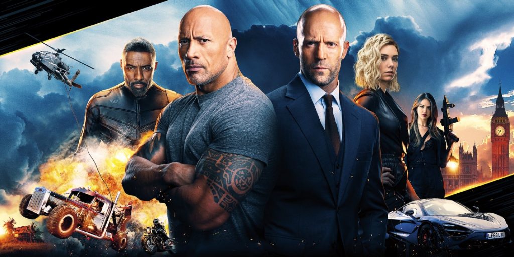 دواین جانسون در فیلم Hobbs & Shaw، اکشن و هیجان با همکاری جیسون استاتهام