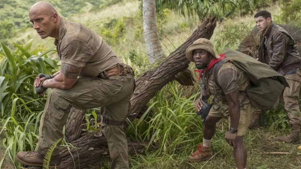 دواین جانسون در فیلم Jumanji: Welcome to the Jungle، سفر پرخطر به دنیای جومانجی