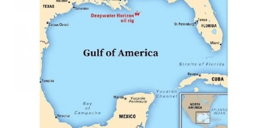 گوگل مپس به دستور ترامپ، نام «خلیج مکزیک» را به تغییر نام خلیج مکزیک به خلیج آمریکا تغییر داده است.
