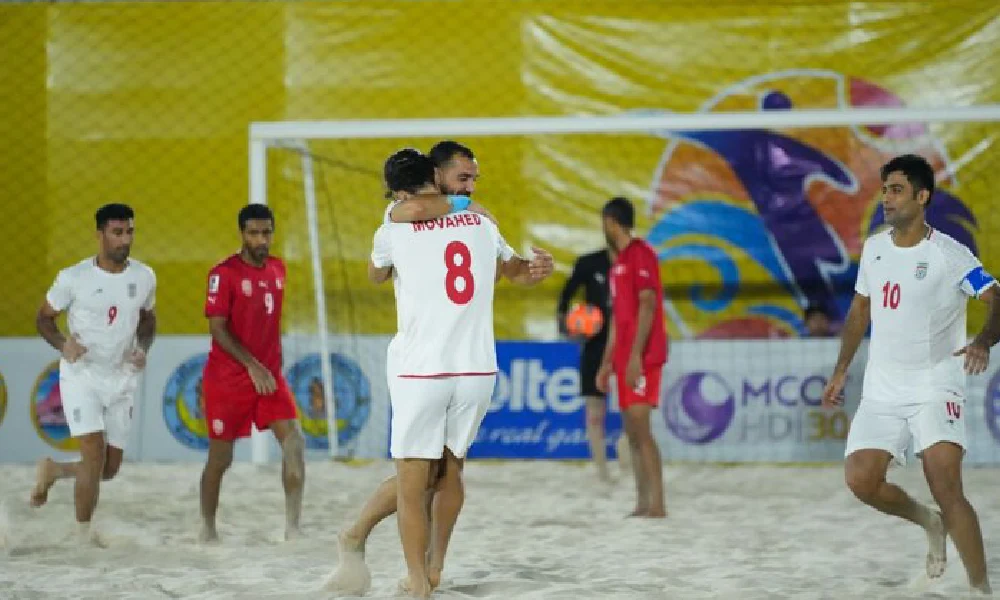 فوتبال ساحلی ایران مقابل عمان