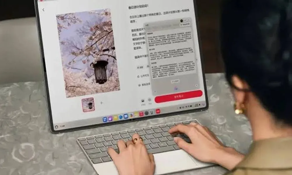 انقلابی در دنیای لپتاپها: هواوی از اولین لپتاپ تاشوی جدید هواوی رونمایی کرد! 8 اتصال کیبورد مغناطیسی به لپتاپ تاشوی جدید هواوی