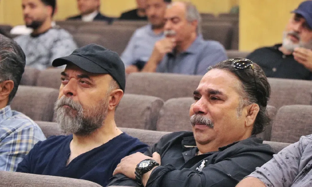 مراسم ختم پدر عباس جمشیدی‌فر