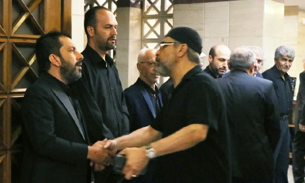 مراسم ختم پدر عباس جمشیدی‌فر