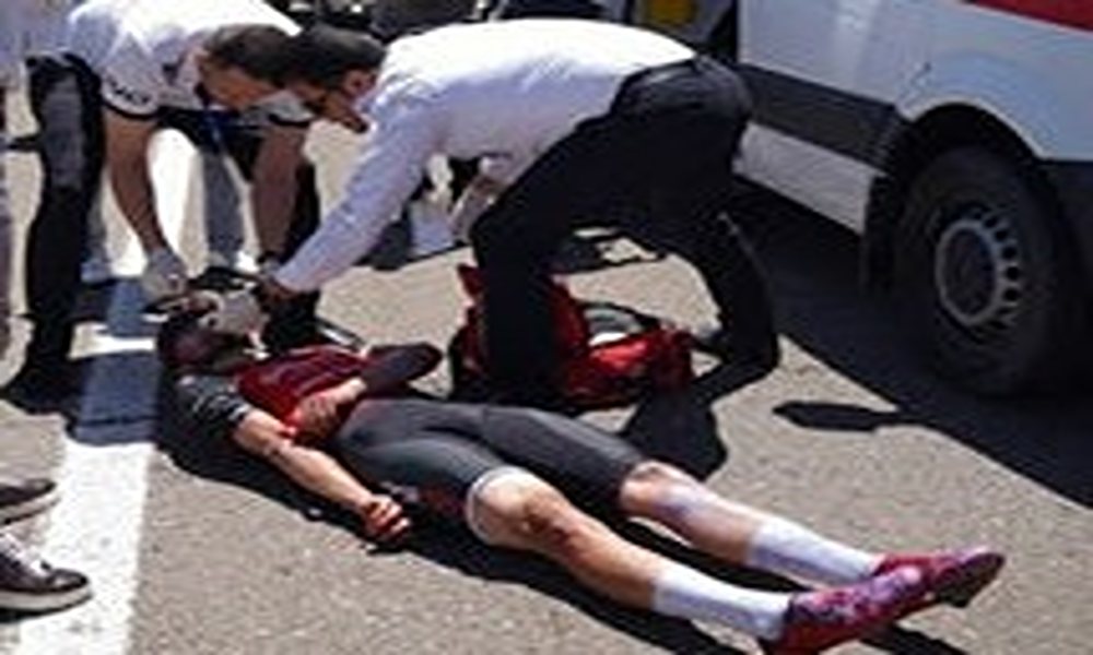 انتقال مصطفی آیورکان پس از حادثه فوت دوچرخه‌سوار ترکیه‌ای در ایران